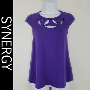 ORGANIC COTTON / BAMBOO W/4%SPANDEX CAP SLEEVE TOP